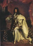 Louis XIV King of France (mk05) Hyacinthe Rigaud